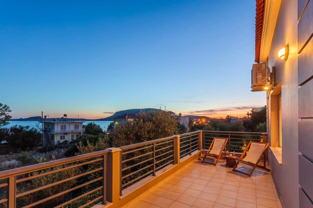 Navarino Captains Villa - Lux Private Pool Retreat Marathopoli Exterior foto