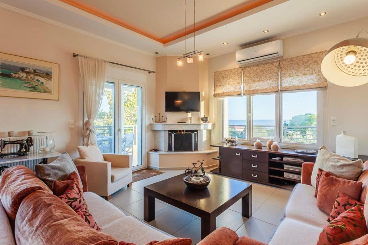 Navarino Captains Villa - Lux Private Pool Retreat Marathopoli Exterior foto